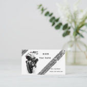 Carte De Visite Biker (Debout devant)