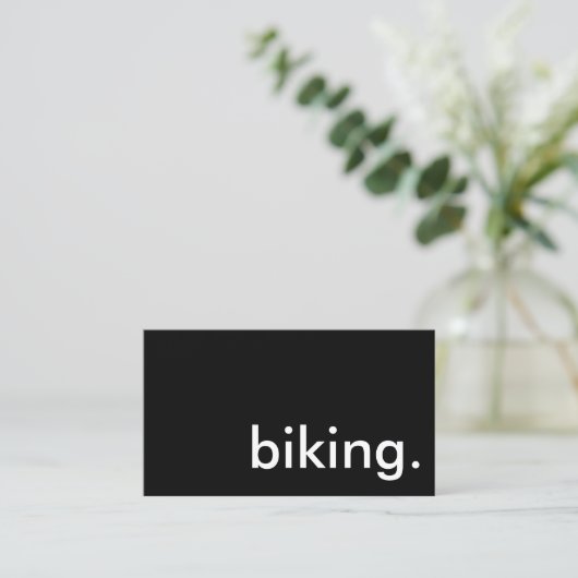 Carte De Visite biking. (Debout devant)