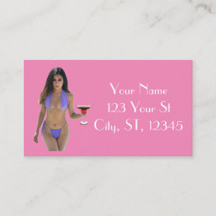 Carte De Visite Bikini brun beauté Thunder_Cove