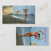 Carte De Visite Bikini Model Dancing Thunder_Cove (Devant / Derrière)