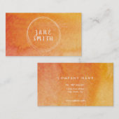 Carte de visite bilatéral (Devant / Derrière)