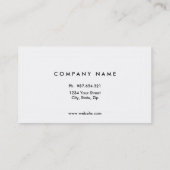 Carte de visite bilatéral (Dos)