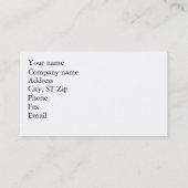 Carte de visite bilatéral de truite arc-en-ciel (Dos)