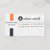 Carte De Visite Bilingual English and Spanish Business Cards (Dos)