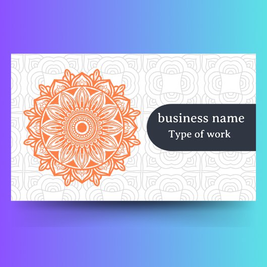 Carte De Visite Bilingual English and Spanish Business Cards