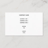 Carte De Visite Bilingue chinois de coucher du soleil sophistiqué (Dos)