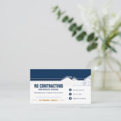 Carte de visite bilingue entrepreneur (Debout devant)