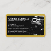 Carte de visite bilingue pour la préparation autom (Dos)