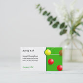 Carte De Visite Billard (Debout devant)