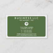 Carte De Visite billard de mod (couleur personnalisable) (Dos)