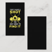 Carte De Visite Billard King Funny 8 Ball Citation (Devant / Derrière)