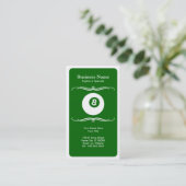 Carte De Visite billard mod (Debout devant)
