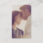 Carte De Visite Billet classique de pointure et de pointure, noir (Dos)