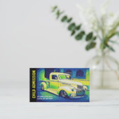 Carte De Visite Billet d'admission pour le salon de l'Auto ou le (Debout devant)