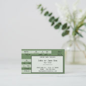 Carte De Visite billet de concert (Debout devant)