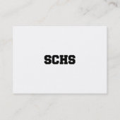 Carte De Visite Billet d'entrée pour le bal d'entrée du Candy Wesl (Dos)