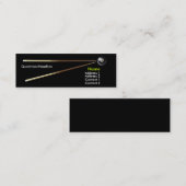 Carte de visite Billiard (Devant / Derrière)