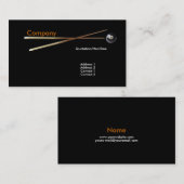 Carte de visite Billiard (Devant / Derrière)