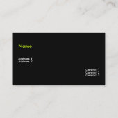 Carte de visite Billiard (Dos)