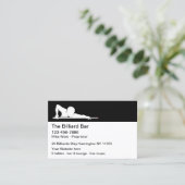 Carte De Visite Billiards Hall Modern Cocktail Lounge (Debout devant)