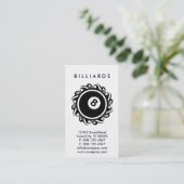 Carte De Visite BILLIARDS tribaux (Debout devant)