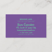 Carte de visite Binx Cupcakes (Dos)