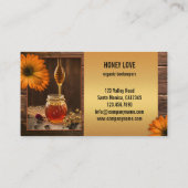 Carte de visite bio pour l'apiculture (Dos)