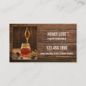 Carte de visite bio pour l'apiculture (Devant)