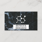 Carte De Visite Bio Tech Molecule | Marbre (Devant)