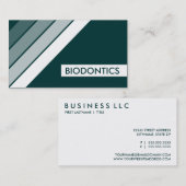 Carte De Visite BIODONTIQUE rétro (Devant / Derrière)