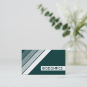 Carte De Visite BIODONTIQUE rétro (Debout devant)