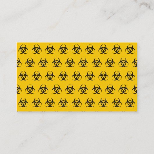 Carte De Visite Biohazard icon (Dos)