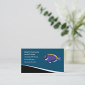 Carte De Visite Biologiste aquatique (Debout devant)