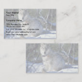 Carte De Visite Biologiste de la monture de loup en Pa national de (Devant / Derrière)