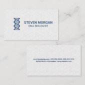 Carte De Visite Biologiste | Icône ADN (Devant / Derrière)