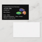 Carte De Visite Biologiste marin du service Aquarium (Devant / Derrière)