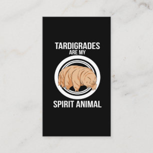 Carte De Visite Biologiste Tardigrade d'ours de l'eau de