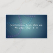 Carte De Visite Biotechnologie/docteur neurone de chercheur (Dos)