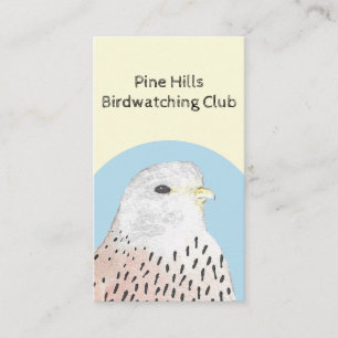 Carte De Visite Bird of Prey Kestrel BirdObservation d'oiseaux Clu