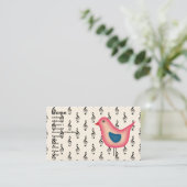 Carte De Visite Birdie musicale (Debout devant)