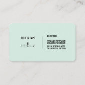 Carte De Visite Birra - Tous les managers (Dos)