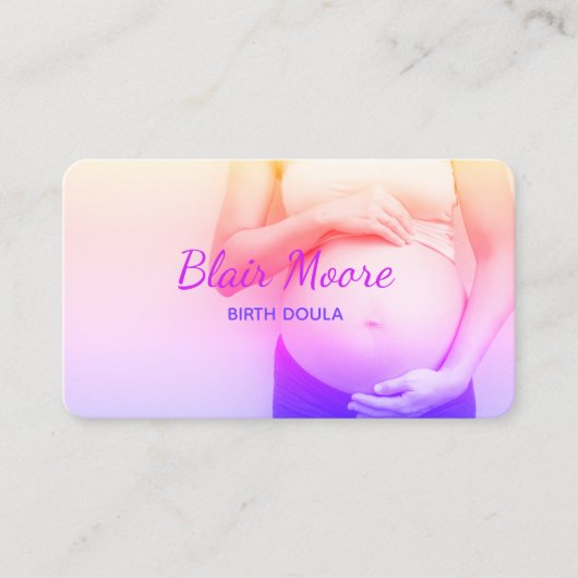 Carte De Visite Birth Doula (Devant)
