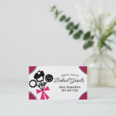 Carte De Visite biscuit cupcake bouquet boulangerie pâtisserie che (Debout devant)