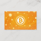 Carte De Visite Bitcoin Cryptocurrency (Devant)