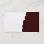 Carte De Visite Bitten - Brown foncé (Dos)