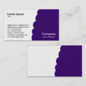 Carte De Visite Bitten - Violet foncé (Devant / Derrière)