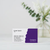 Carte De Visite Bitten - Violet foncé (Debout devant)