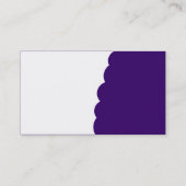 Carte De Visite Bitten - Violet foncé (Dos)