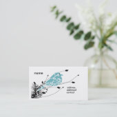 Carte De Visite bizcard de birdie (Debout devant)