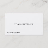 Carte De Visite bizcard de birdie (Dos)